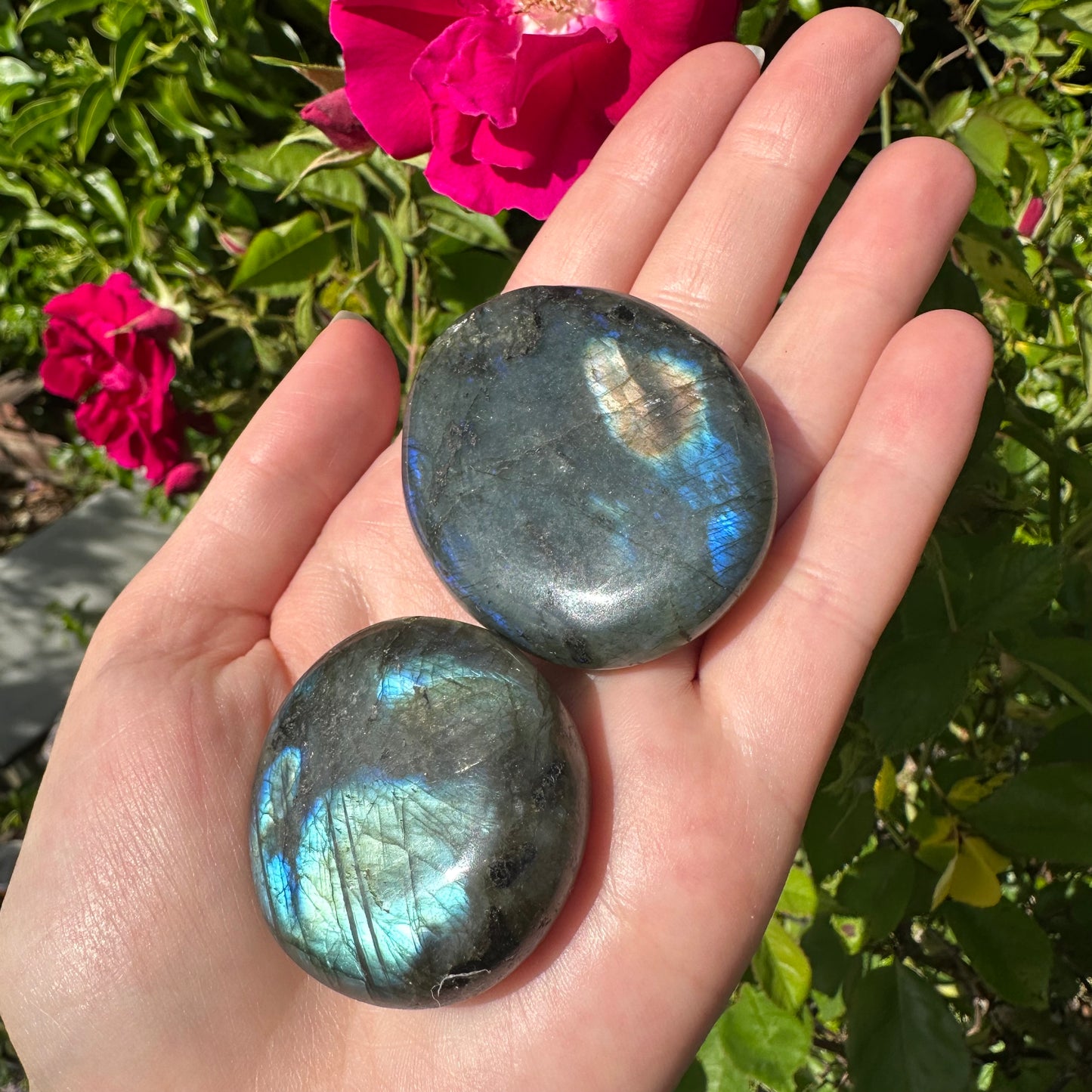 Labradorite Palm Stone