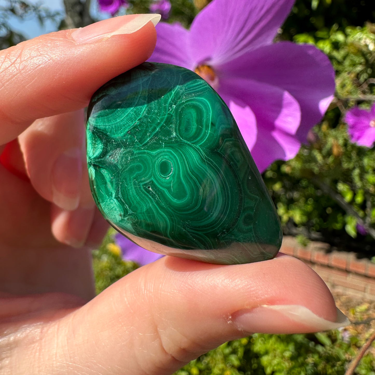 Malachite Tumbled