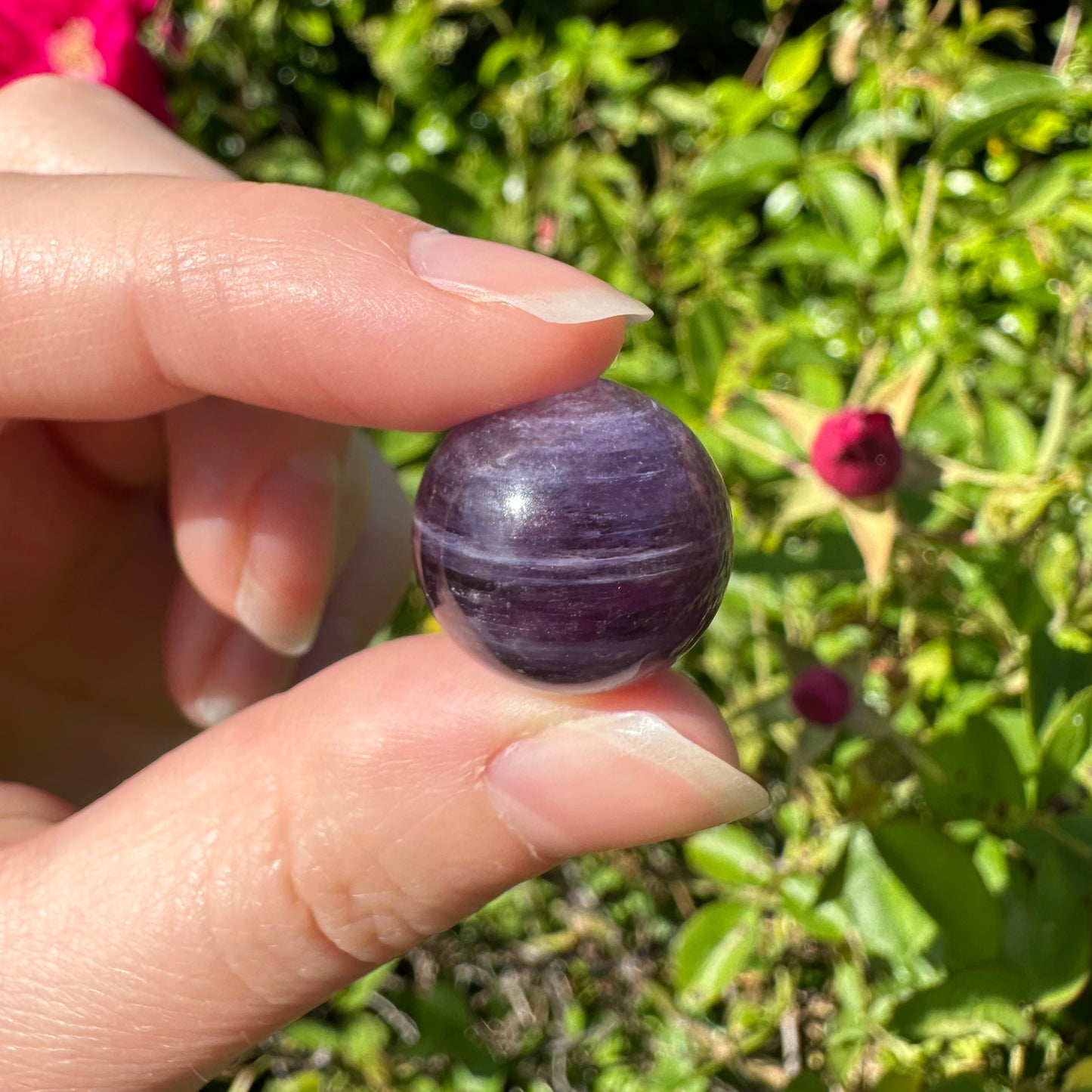 Lepidolite Sphere