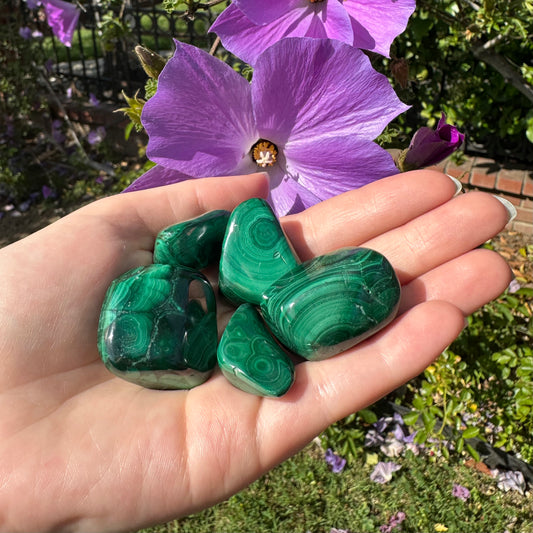 Malachite Tumbled