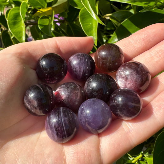 Lepidolite Sphere