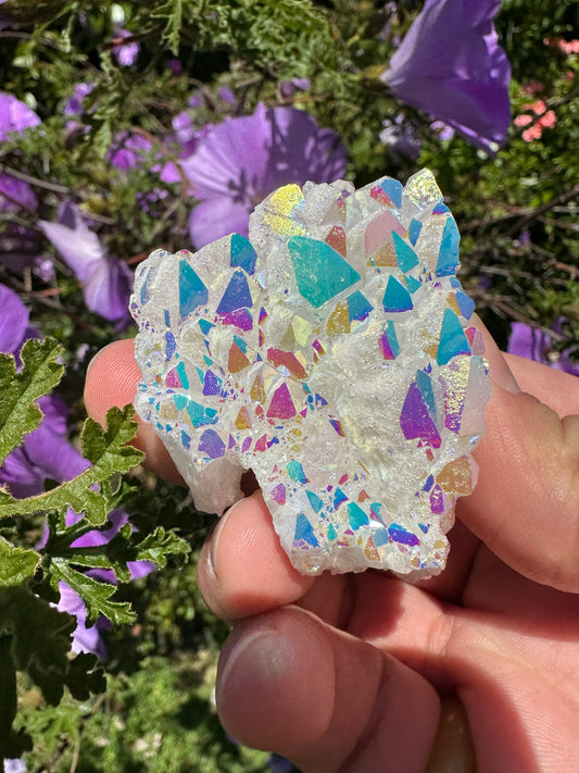 Angel Aura Quartz Cluster